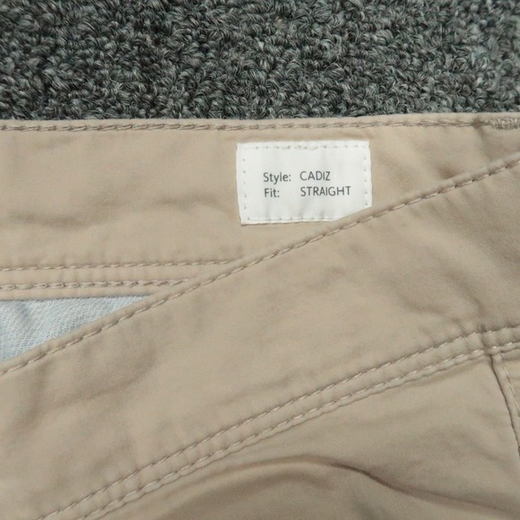 Brax Pants Men 34x34 Stone Khkai Ultralight Cadiz Chino 5 Pocket Trouser - Picture 5 of 13